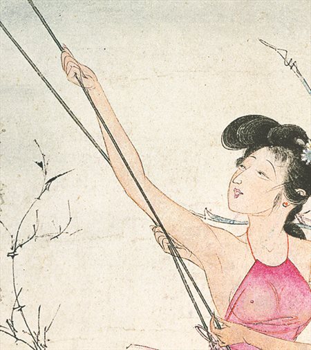 鲅鱼圈-胡也佛的仕女画和最知名的金瓶梅秘戏图